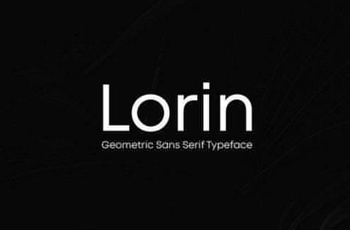 LORIN - Geometric Typeface + WebFont 2428229