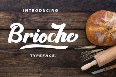 Fontbundles - Brioche - Bold Script Typeface 141934