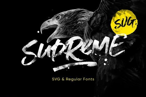Supreme Script + SVG