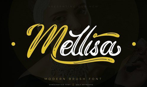 Mellisa Modern Brush Font