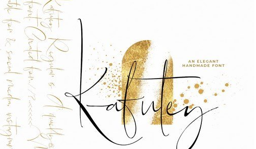 Kafutey - Elegant Handmade Fonts