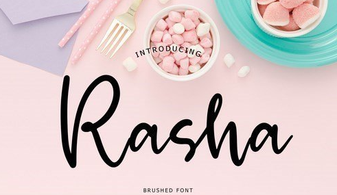 Rasha Brush Font 5417981