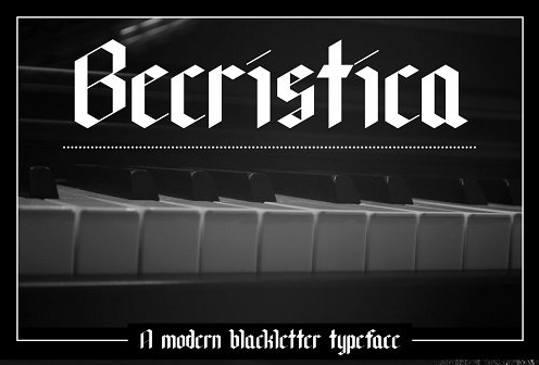 Becristica Blackletter Font 1590635