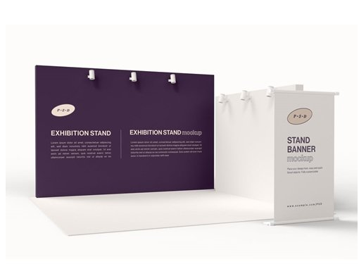 Stand Banner Mockup Font