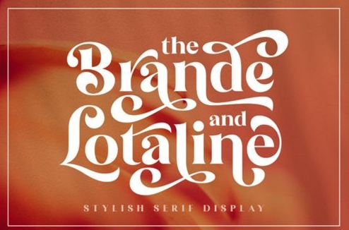 The Brande and Lotaline Font