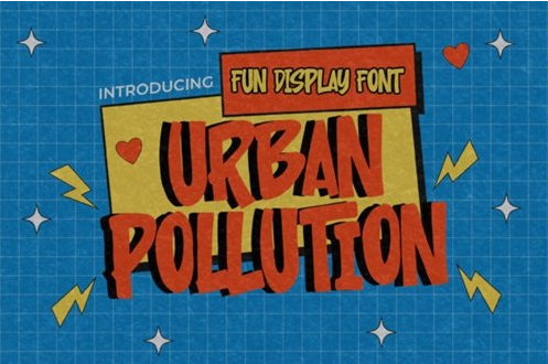 Urban Pollution Font