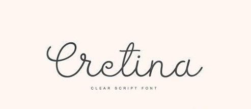 Cretina Family - 2 Fonts
