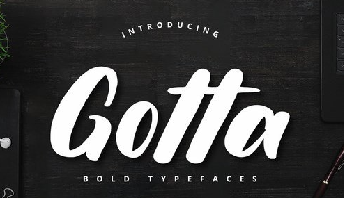 Gotta - Bold Font
