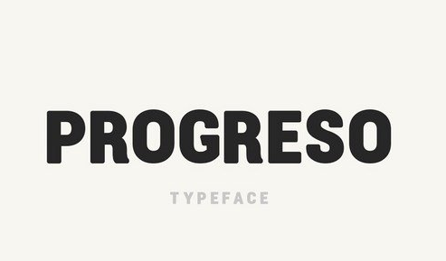 Progreso Typeface 5012402