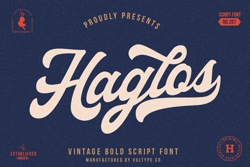 Haglos - Bold Script 4099189