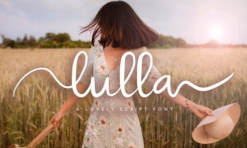 Lulla Font - A Lovely Script Font 3900492