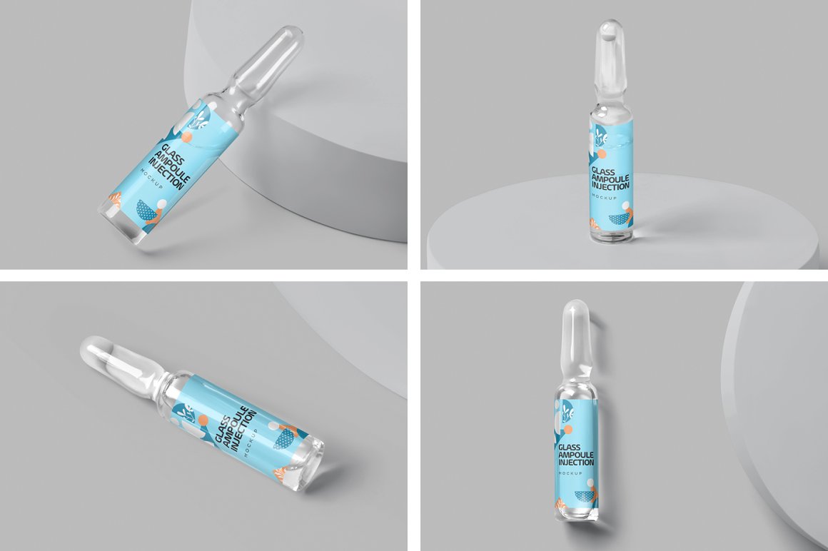 CreativeMarket - Ampoule Mockups 6849654