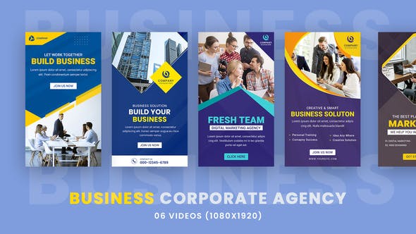 Videohive Corporate Agency Stories Stories Pack 35724398