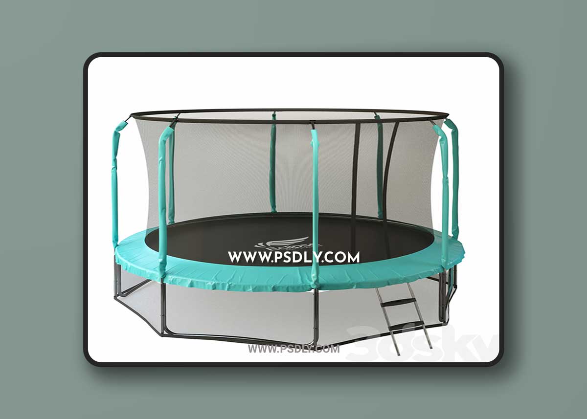 12 ft trampoline EclipseSpace 3D Model