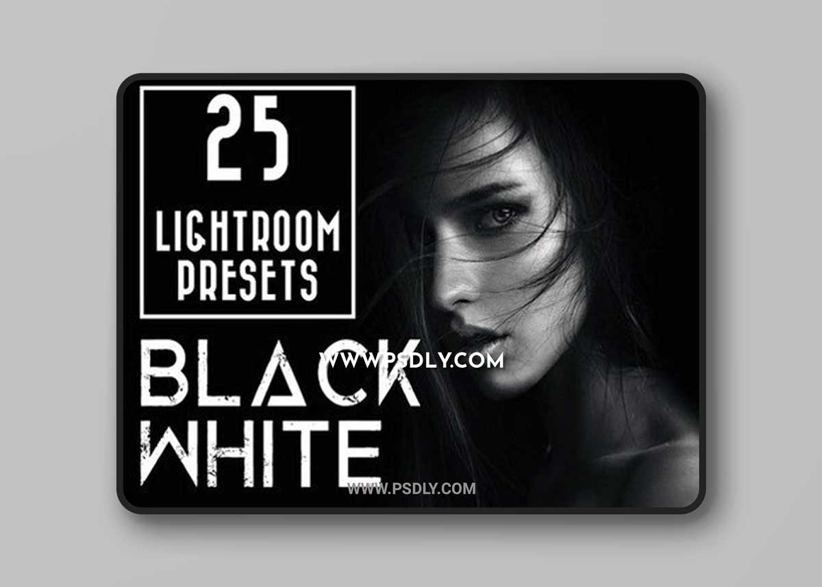 25 Black & White Lightroom Presets