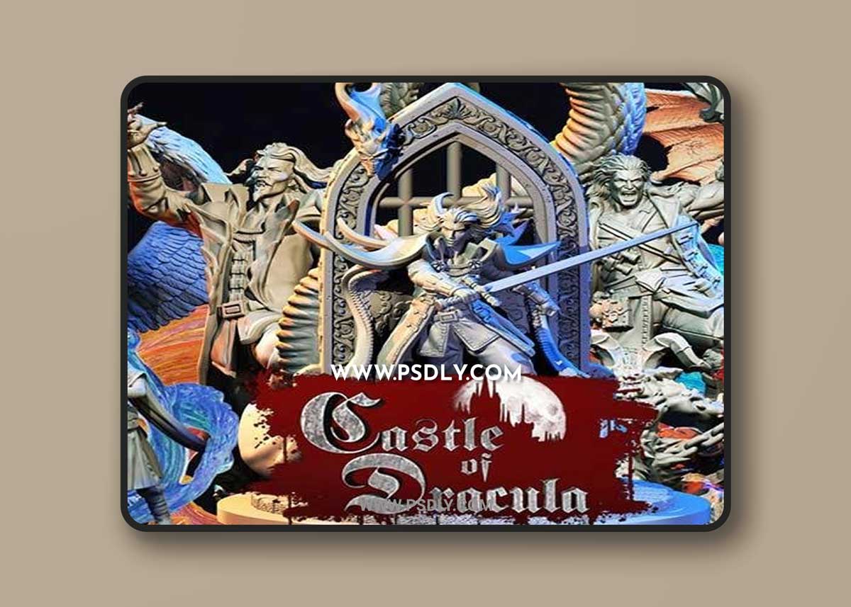 3D Print Models Clay Cyanide Miniatures – Castle of Dracula February 2021