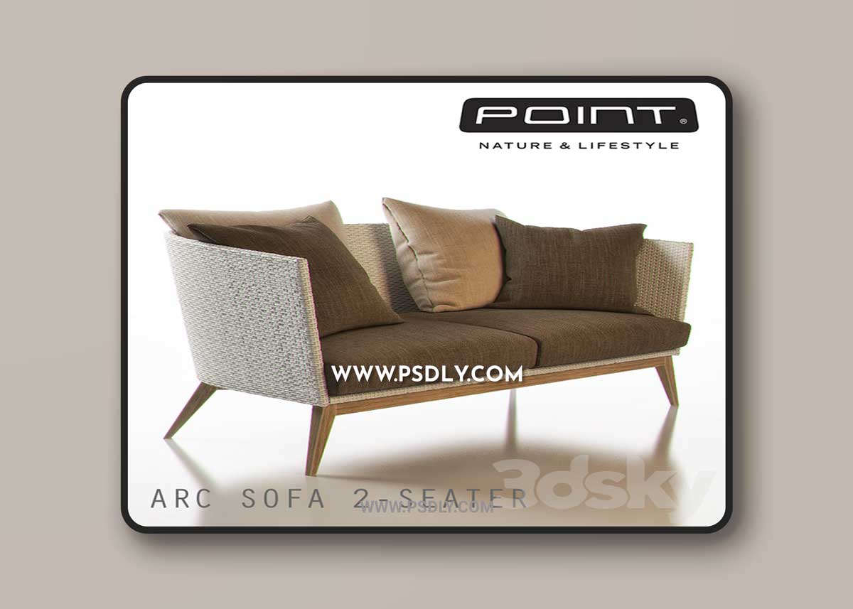 ARC Outdoor 2-Seater Sofa - POINT