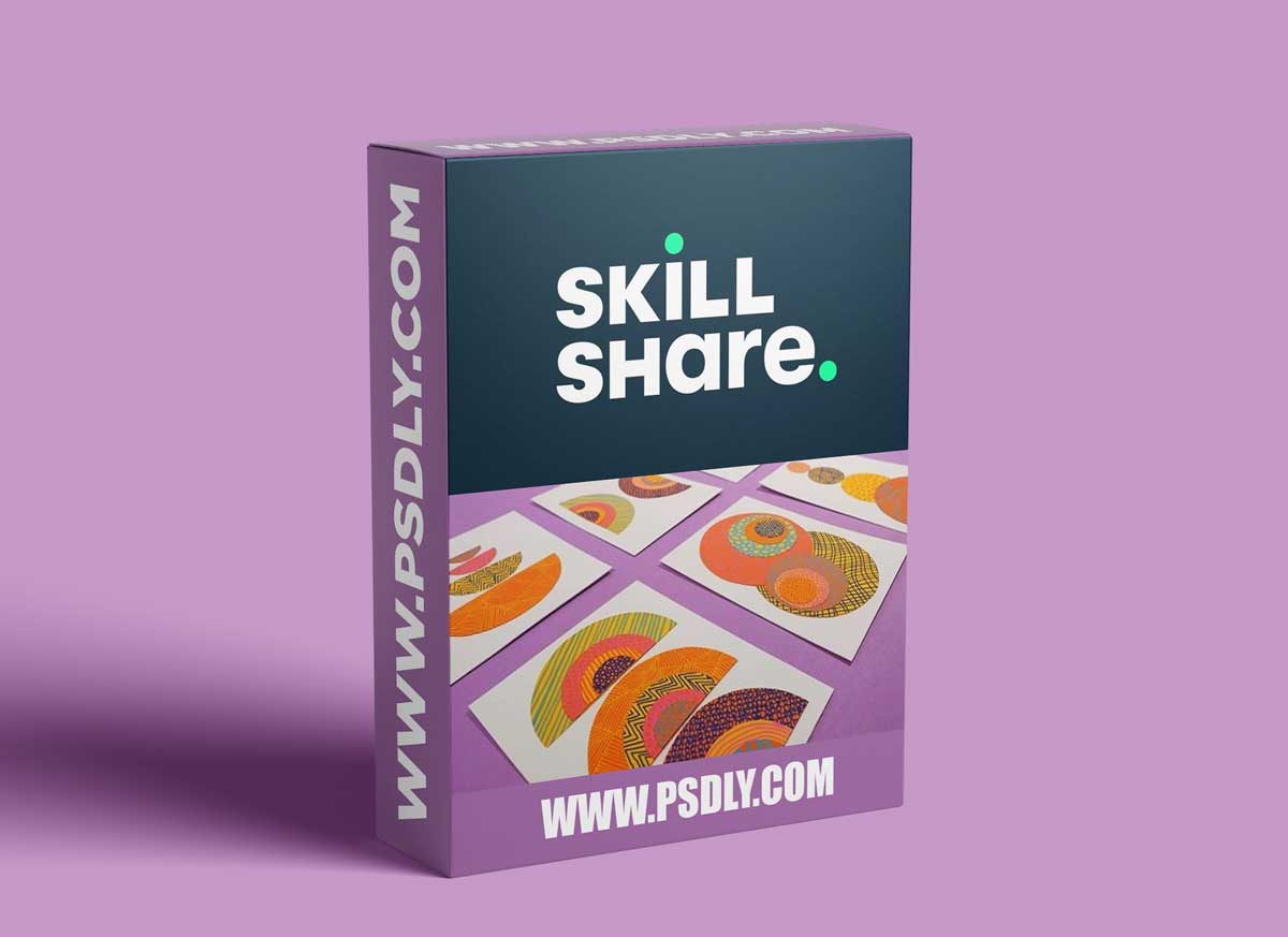 Abstract Pattern Collages: Mindful Drawing + Intuitive Collage for Self-Care