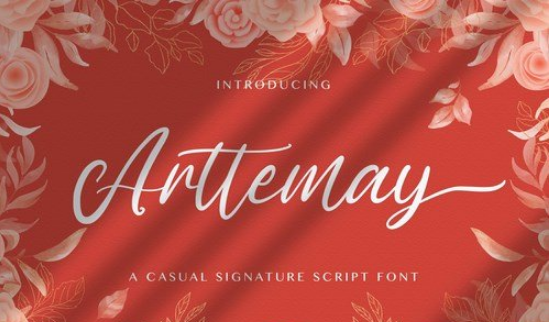 Arttemay - Handwritten Font