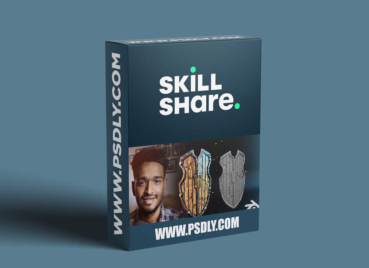 Blender 3D - Model and texture a stylised shield