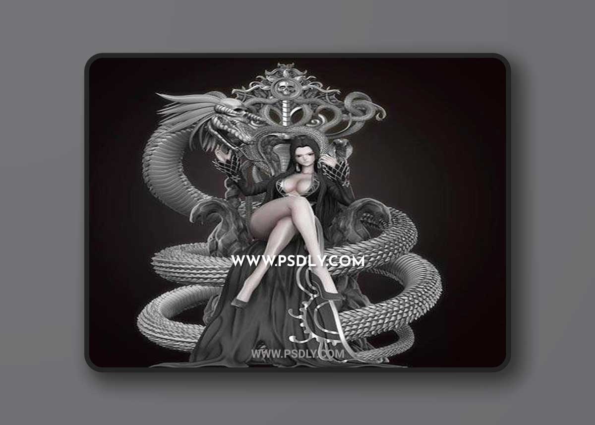 Boa Hancock From One Piece 3D Model