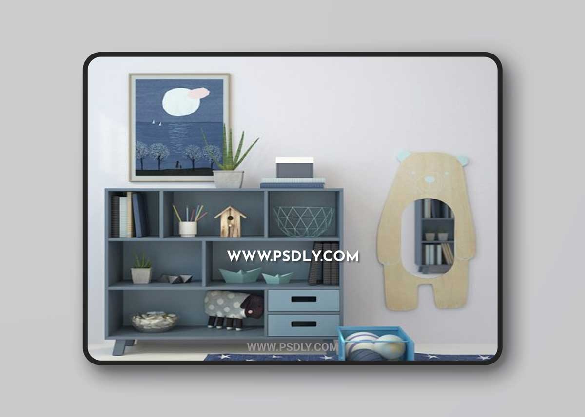 Childrens furniture and accessories 08 3D Model