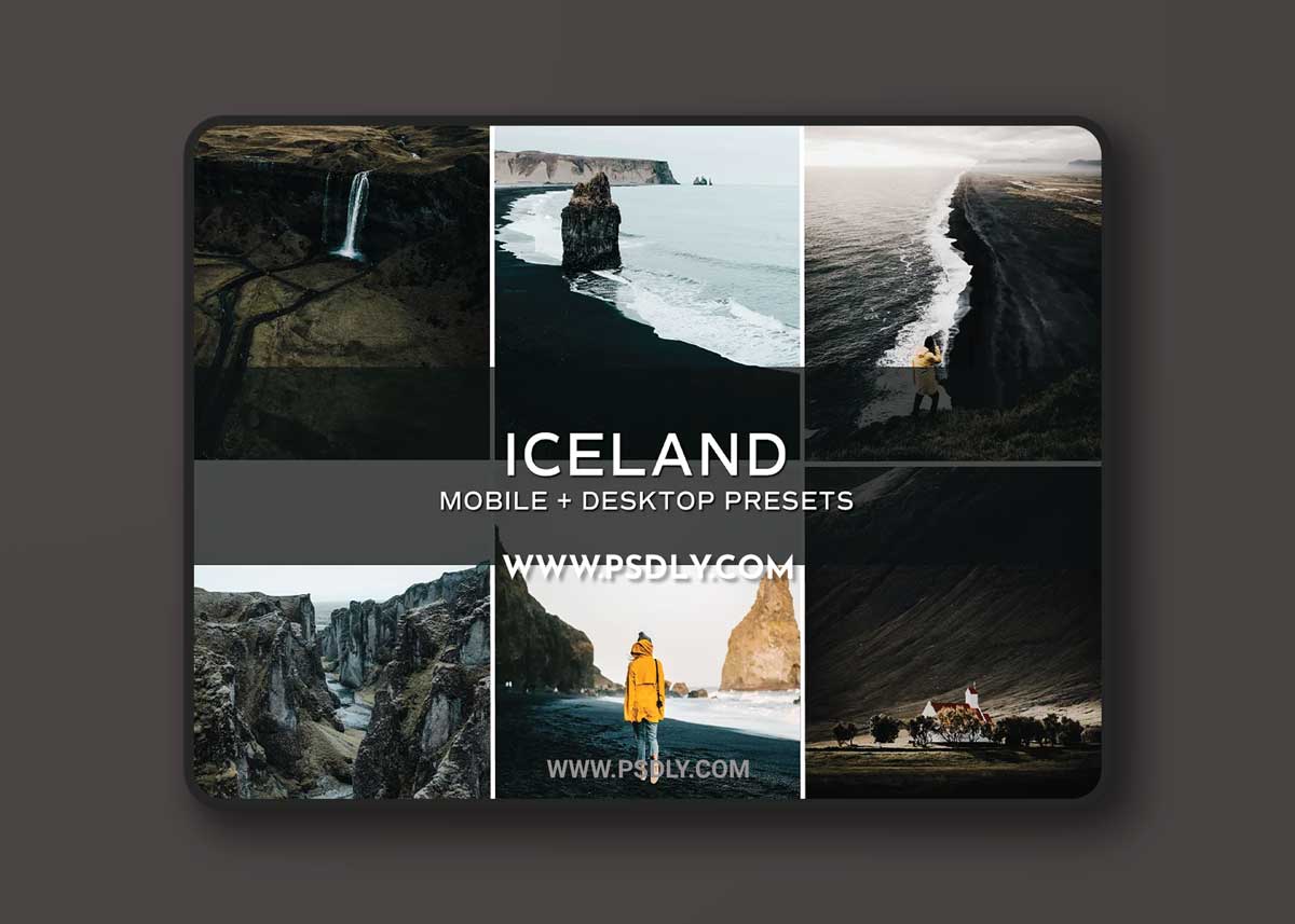 CreativeMarket - 5 Iceland Lightroom Presets 5699064