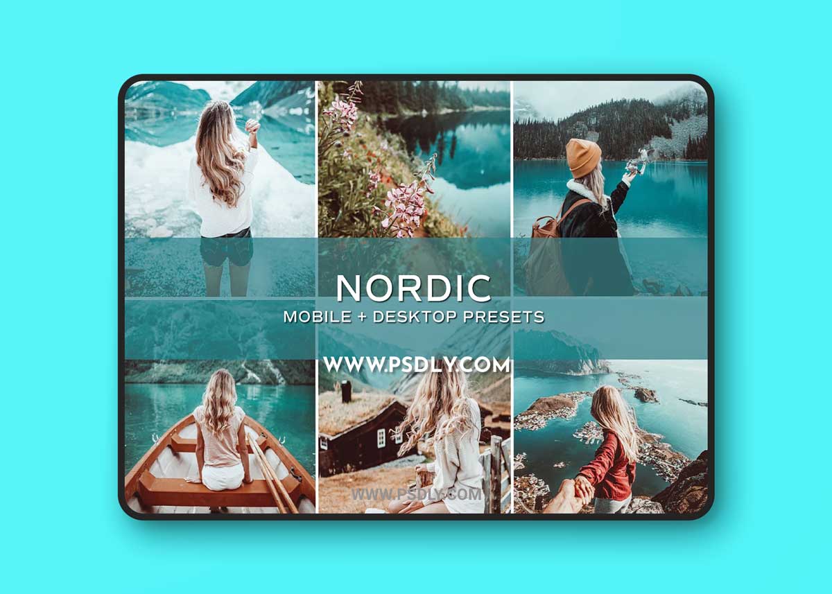 CreativeMarket - 5 Nordic Lightroom Presets 5698933