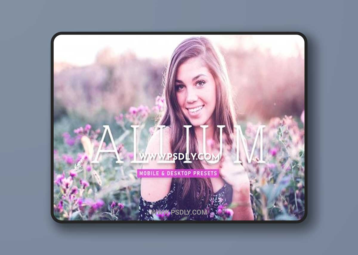 CreativeMarket - Allium Pro Lightroom Presets 6925559