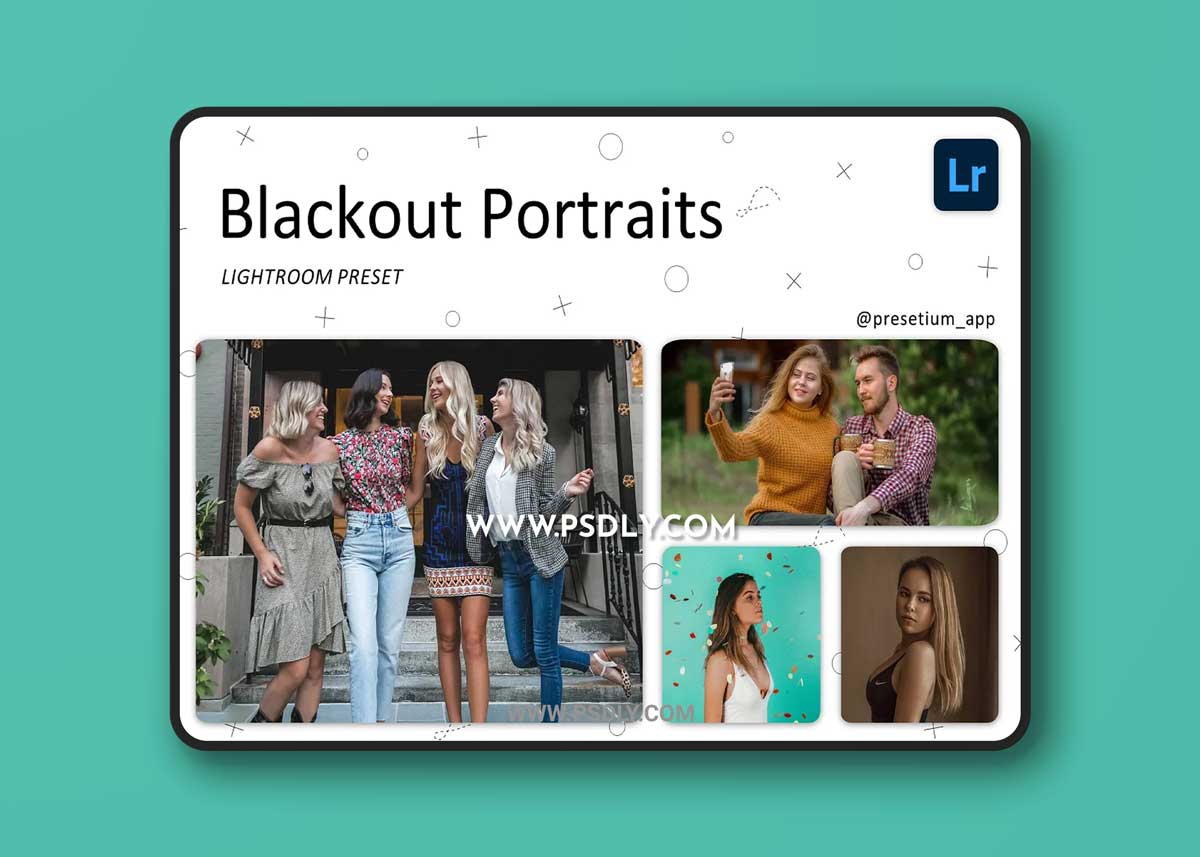 CreativeMarket - Blackout Portraits Lightroom Presets 5227291