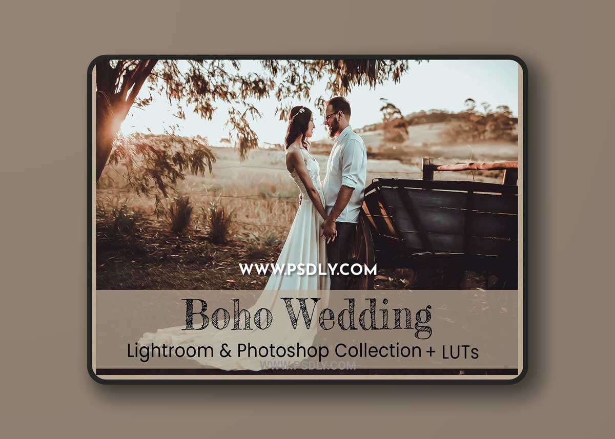 CreativeMarket - Boho Wedding Photoshop Actions 6284731
