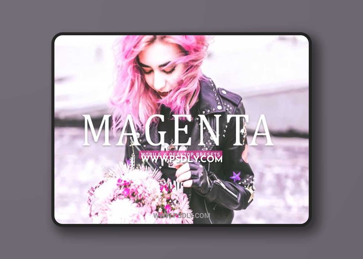 CreativeMarket - Magenta Pro Lightroom Presets 6923966
