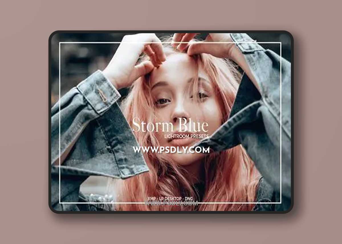 CreativeMarket - STORM BLUE LIGHTROOM PRESETS 5897551