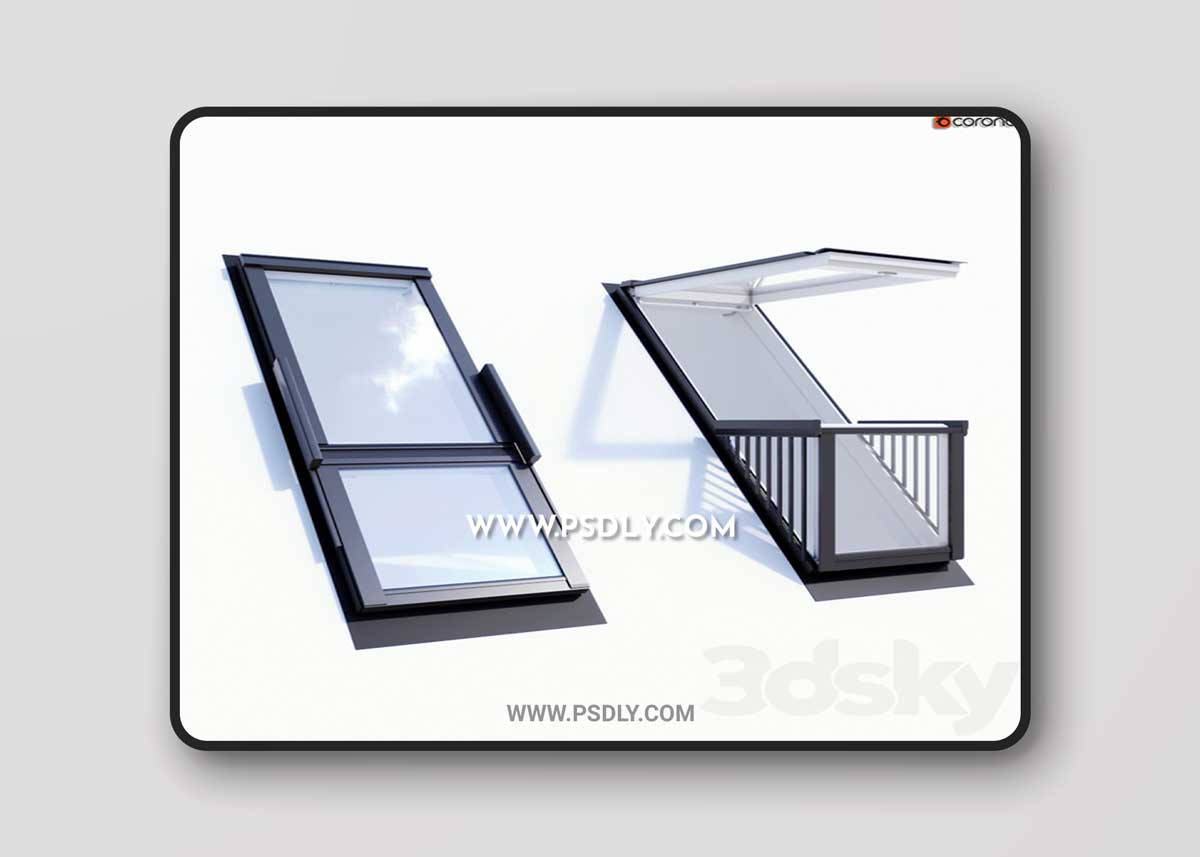 Dormer window (balcony) 3D Model