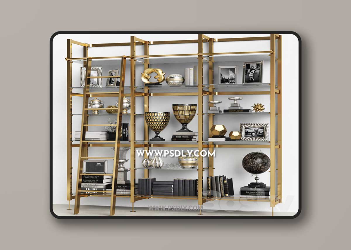 Eichholtz Cabinet Delano with stairs 109998