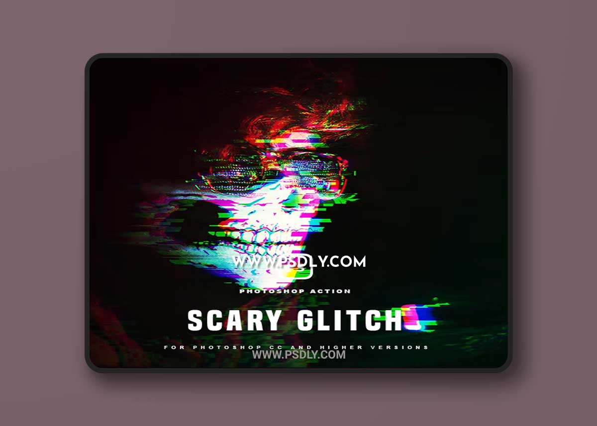 Graphicriver - Scary Glitch Photoshop Action 35771439