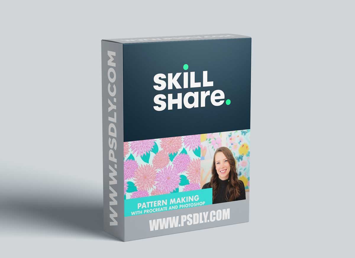 Hand Drawn Half Drop Repeat Patterns: Procreate & Photoshop Edition