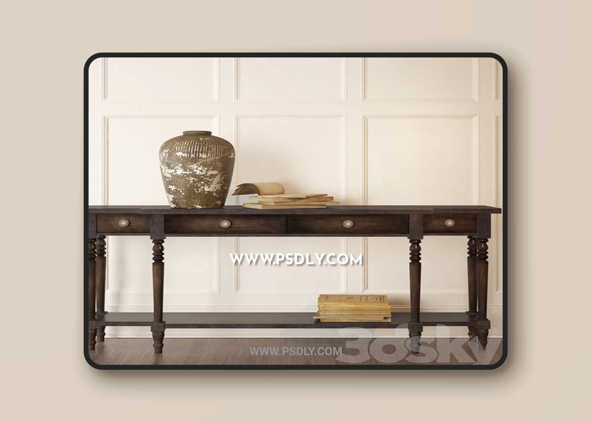 Hooker Furniture Living Room DaValle Console Table