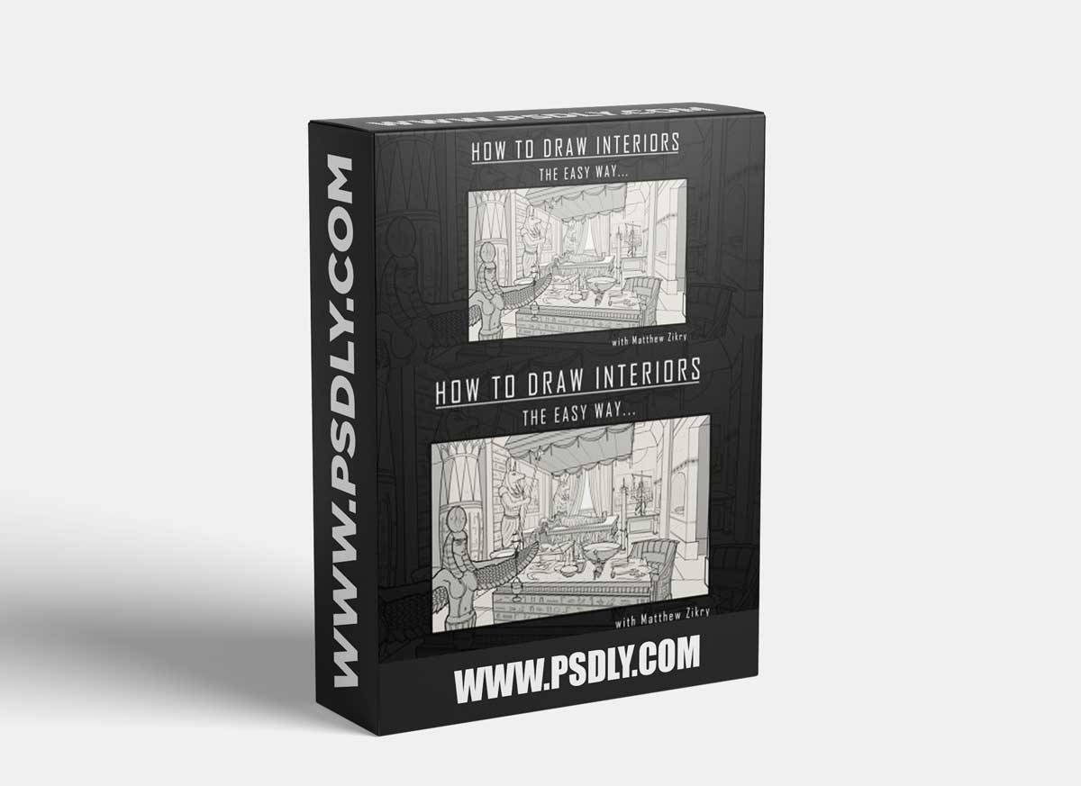 How to Draw Interiors - 'The Easy Way'