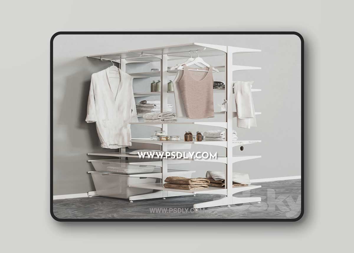 IKEA desk ikea 7 / Bathroom accessories 3D Model