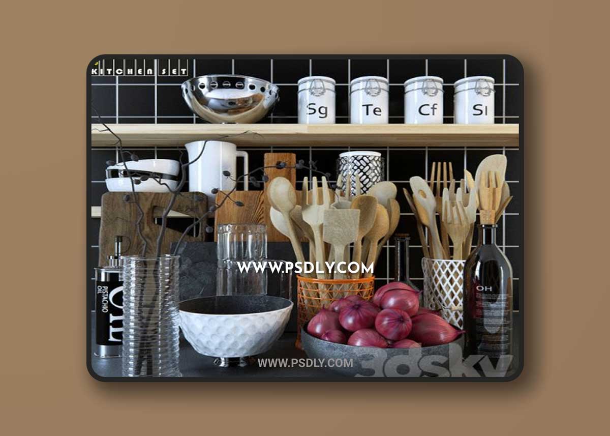 Kitchen Set 18 3D Model