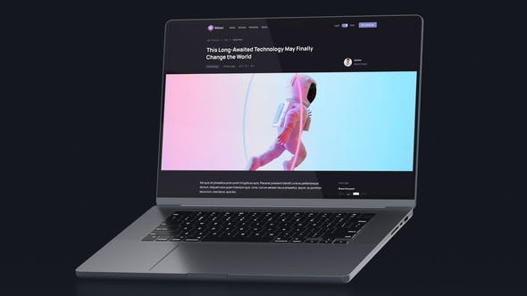 Videohive Laptop Mockup - Website Presentation 36195329