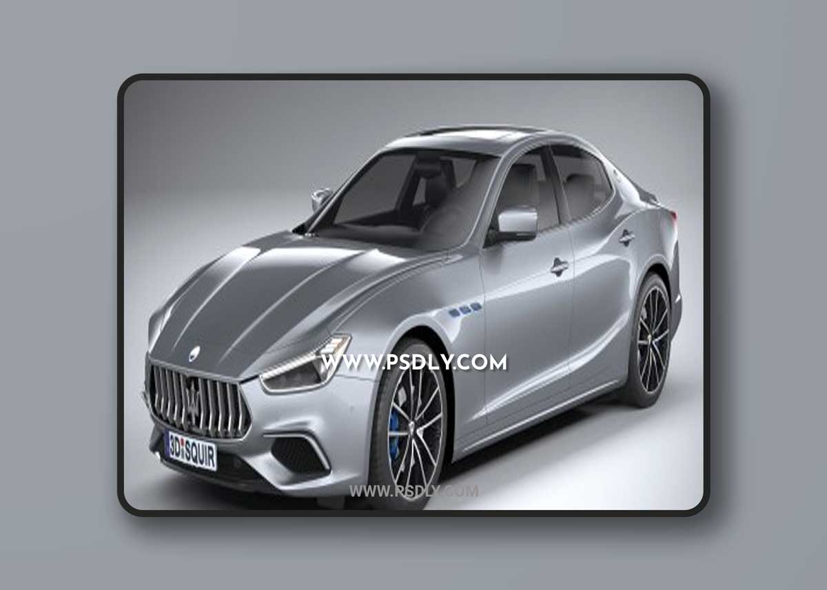 Maserati Ghibli Hybrid 2021 3D Model