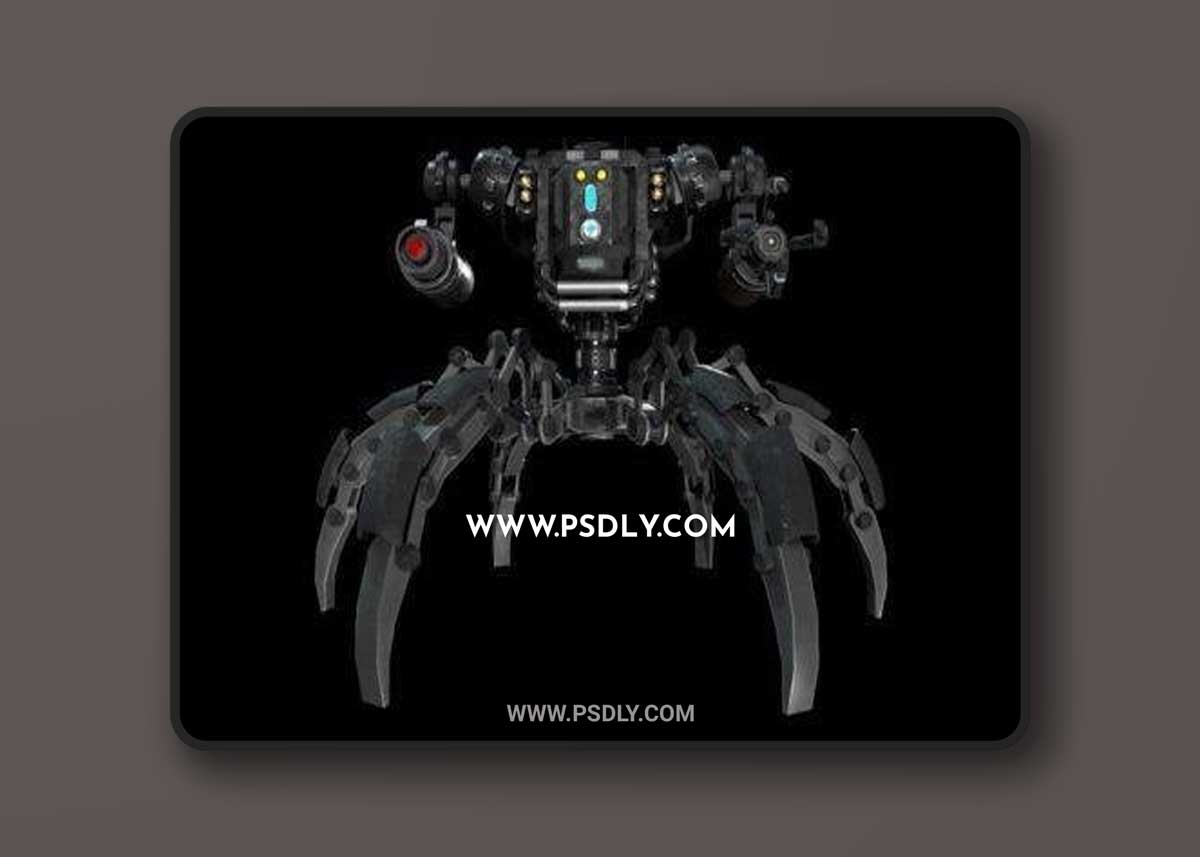 Mech spider robot 3D Model