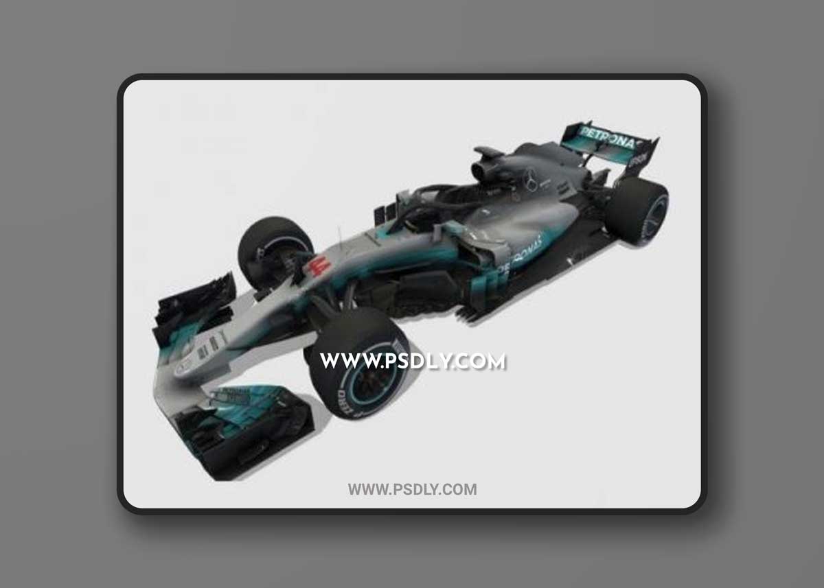 Mercedes WO9 3D Model