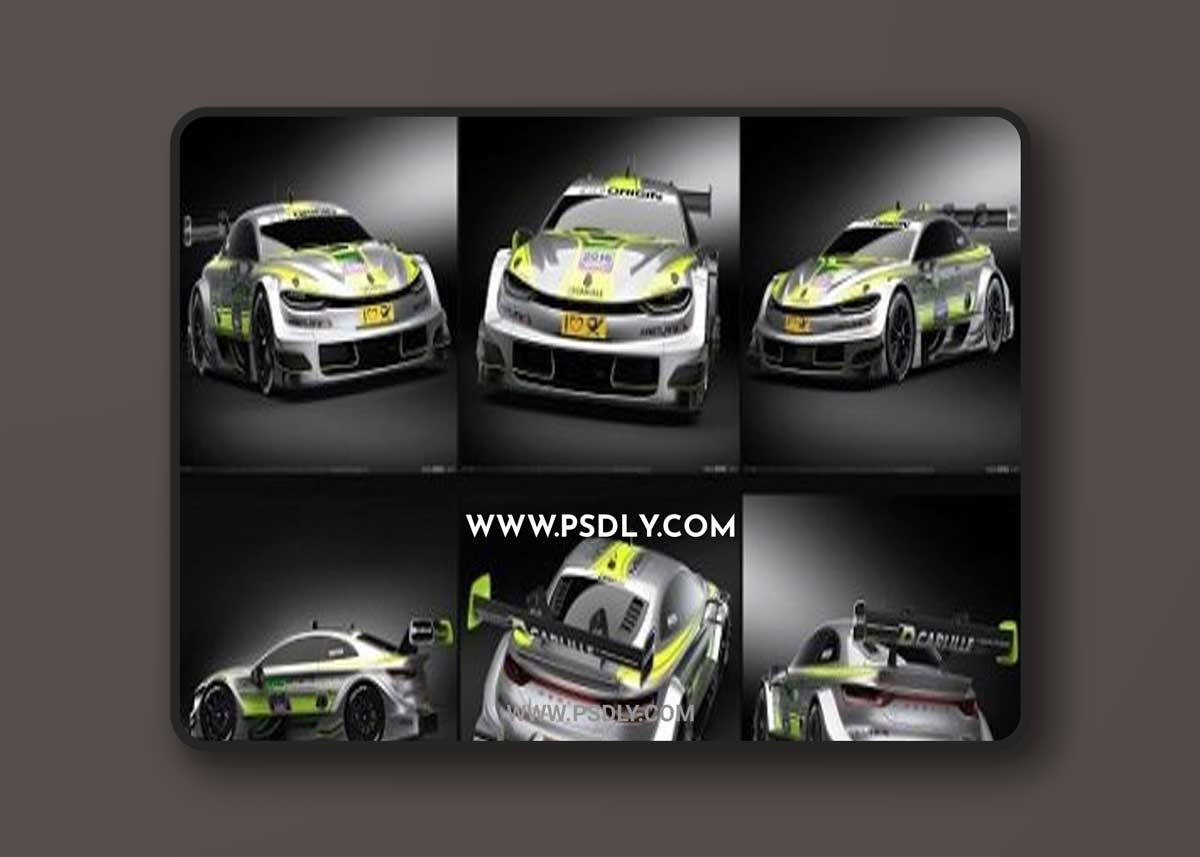 Merlin DTM Team 3D Model