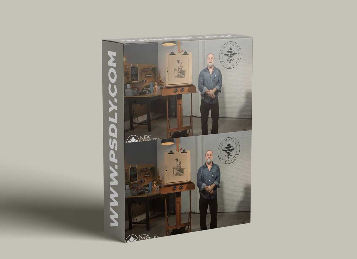 Pastel Figure Drawing by George Pratt