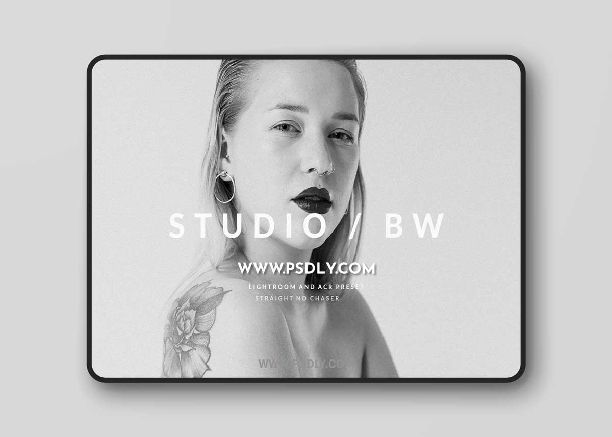 CreativeMarket - Studio BW - Black & White LR preset 5749708