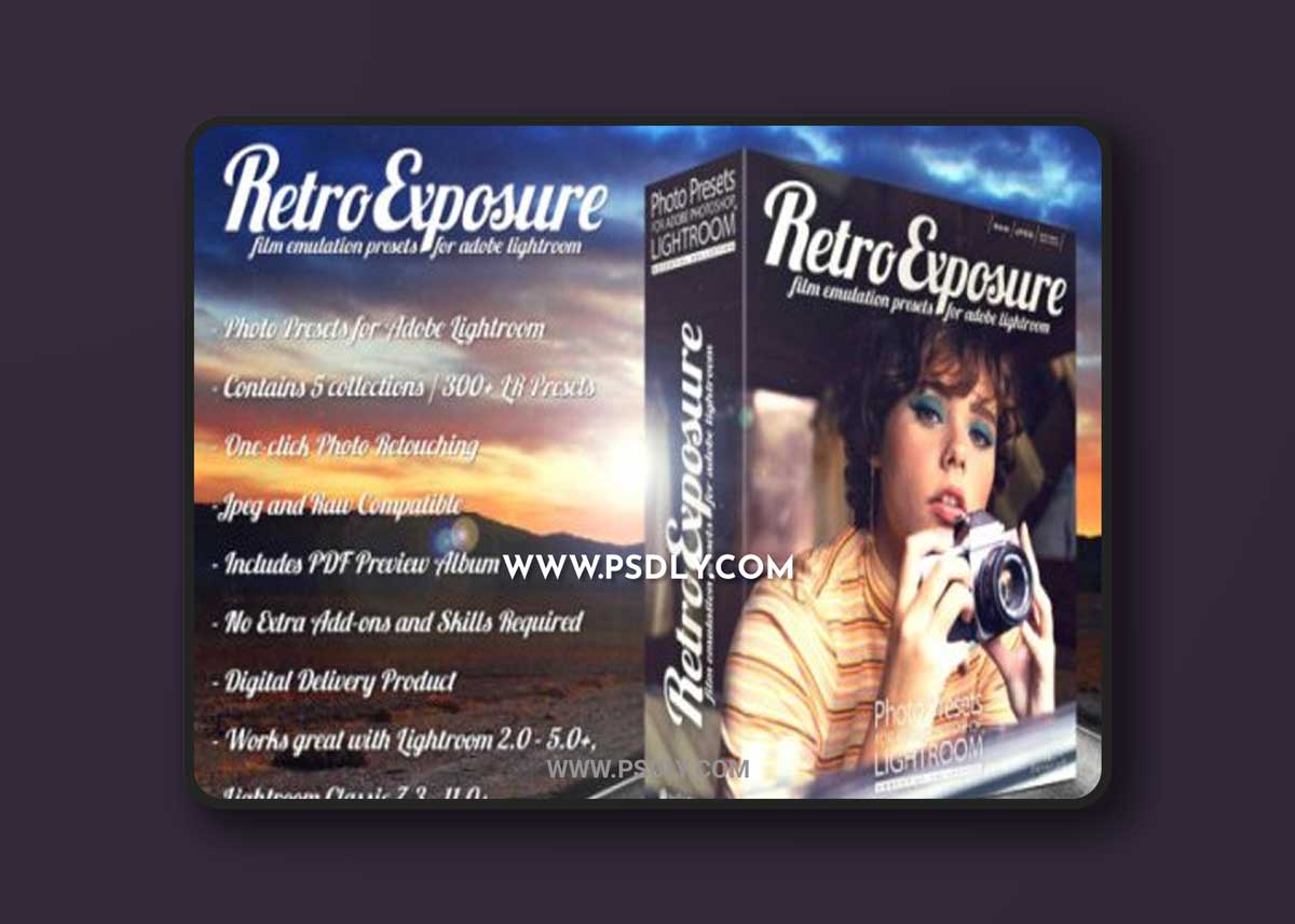 Presets for Lightroom - Retro Exposure
