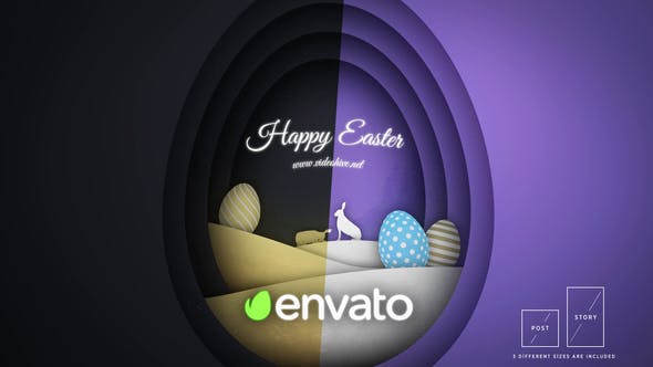 Videohive Easter Paper Intro 31352047